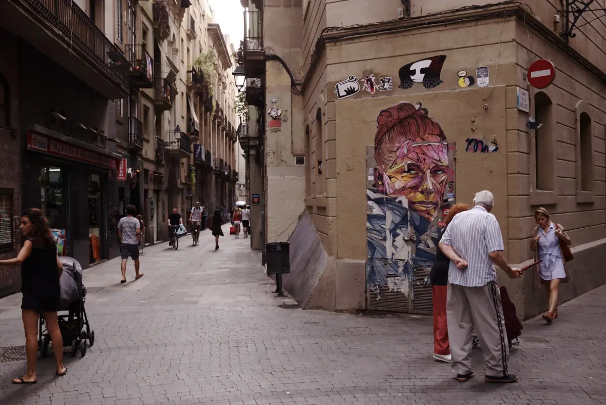 A street in El Raval