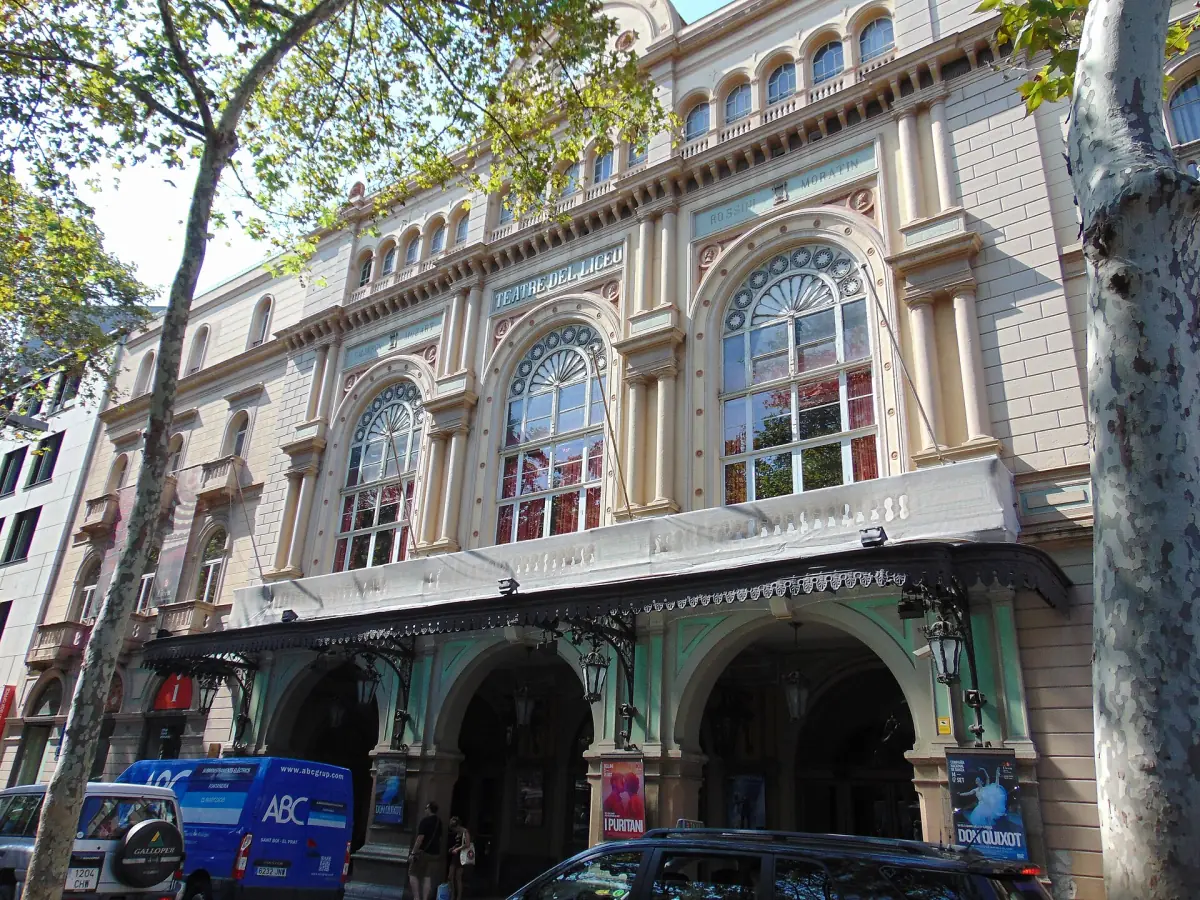 The Gran Teatre del Liceu on La Rambla