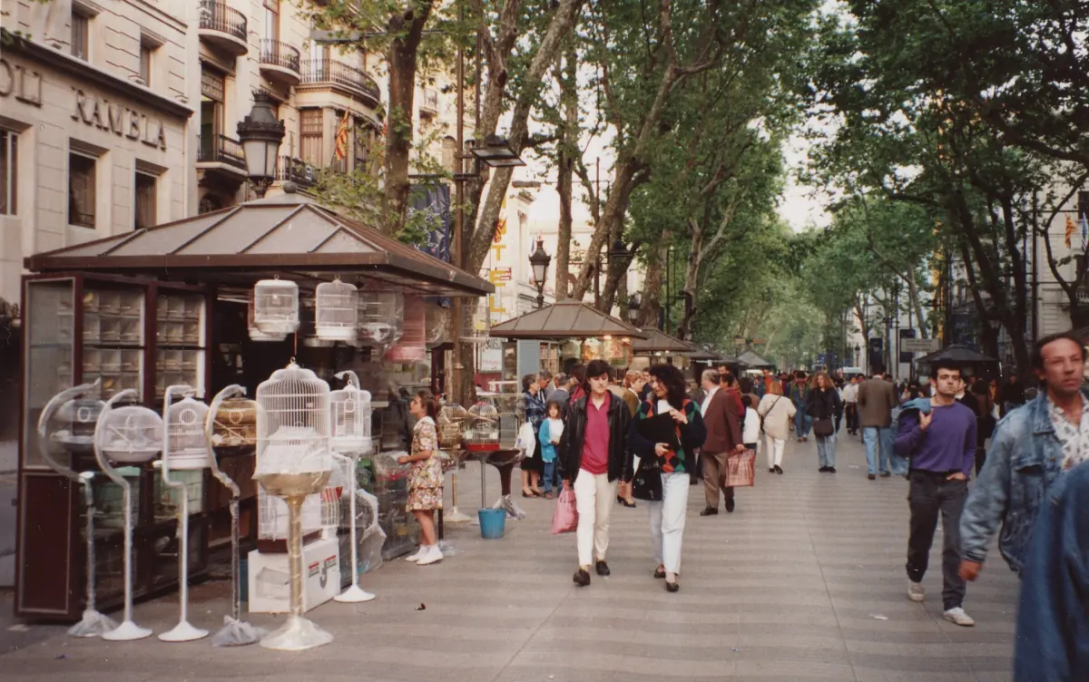 Kiosks on La Rambla