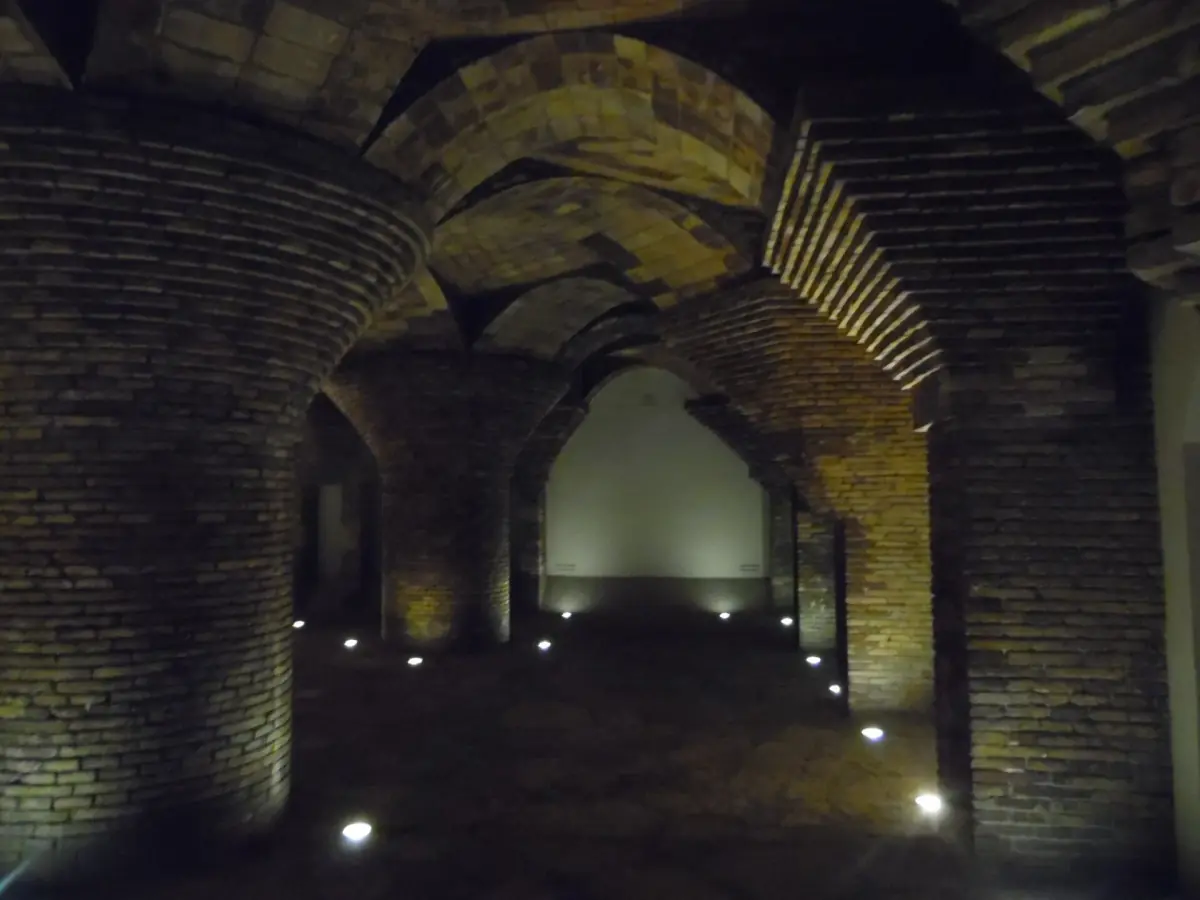 The basement stables of Palau Güell