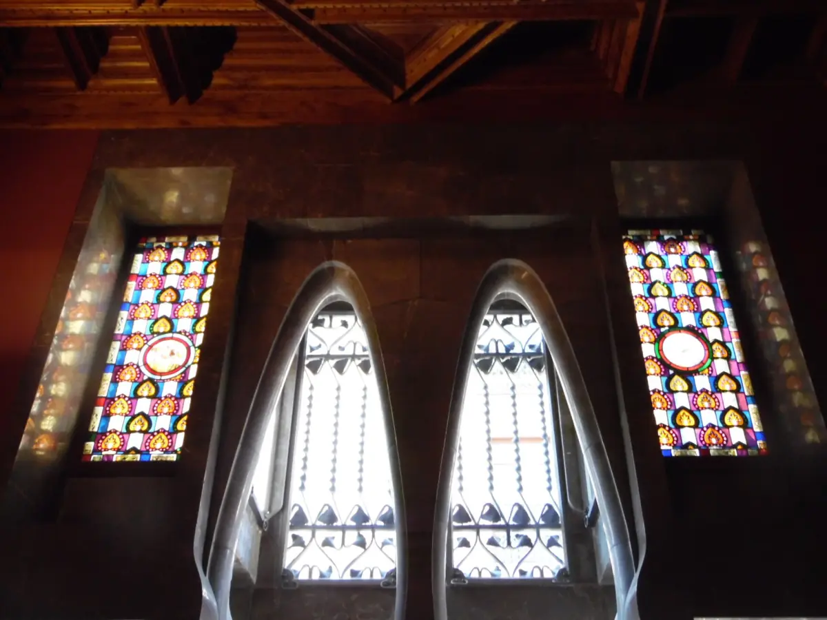 Windows inside Palau Güell