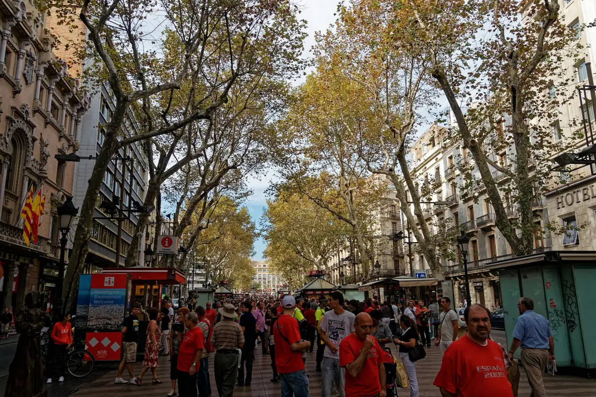 The Rambla dels Estudis section